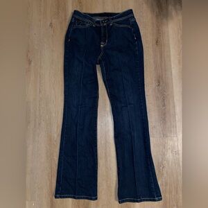 Jeanstar Women's Deep Indigo Straight Leg Jeans